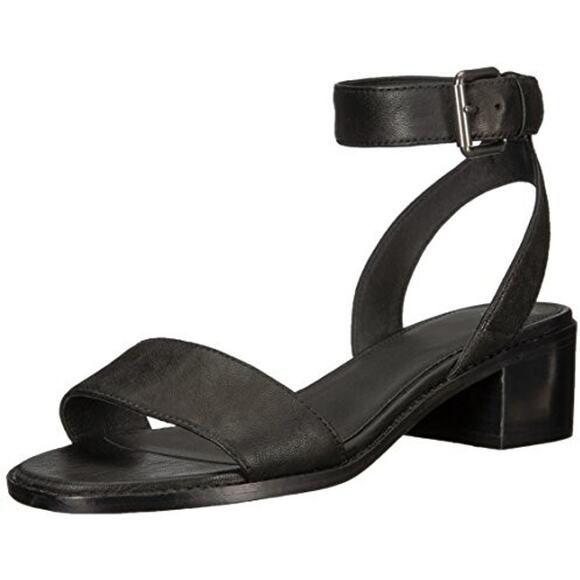 Frye Cindy 2 Piece Sandal Black Smooth Antique Vintage Leather Size 7.5 - Picture 10 of 10